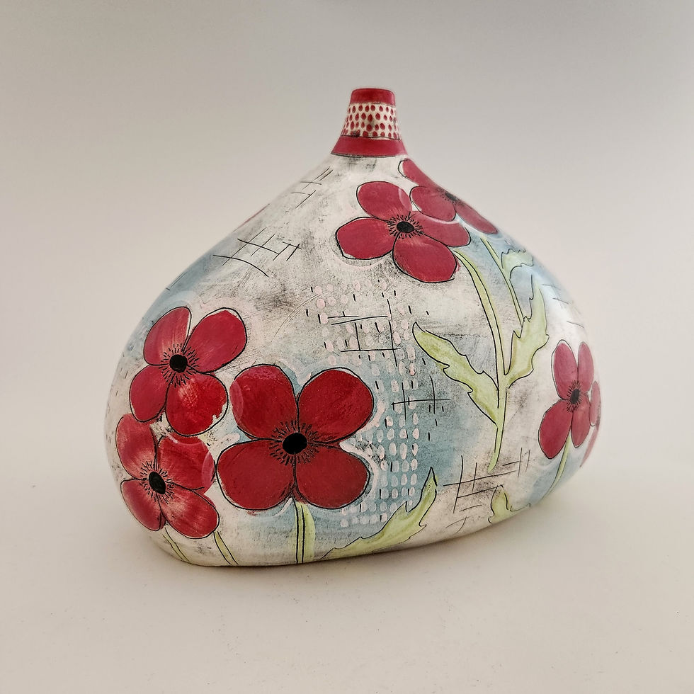 Thumbnail: poppy field | med-lg bottle vase