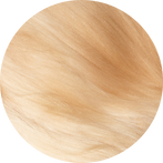 Close-up of soft, flowing golden fur on a silky-coated dog, like an Afghan Hound, for silky coat grooming services.
