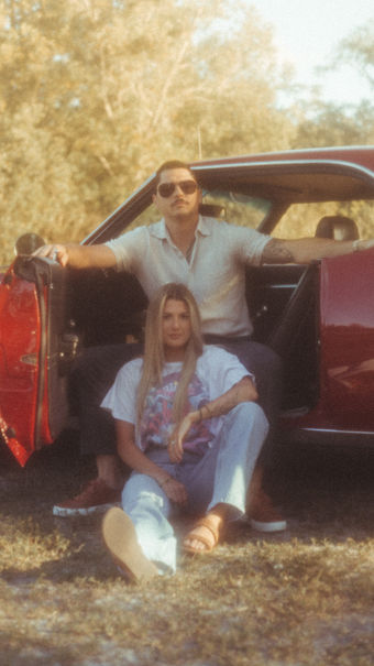 hailey & juliano retro date night