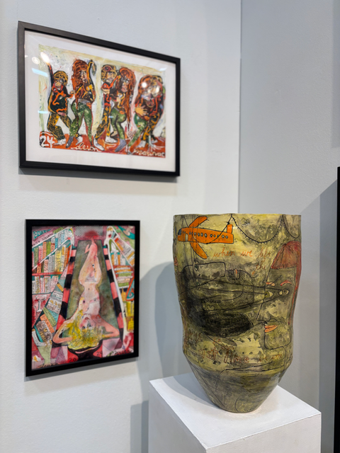 Susan Day Ceramic and Devon Marinac Canadian Expressionistic Artist