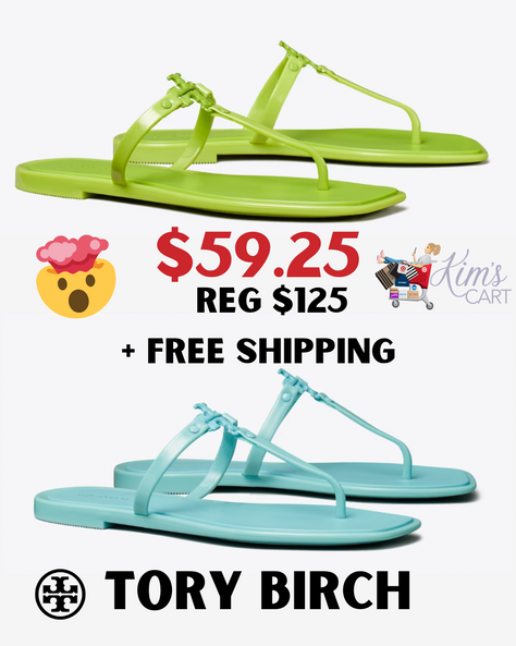 Tory Burch ROXANNE JELLY Sandals ONLY $59.25 (Reg $125) + Free Shipping today!!