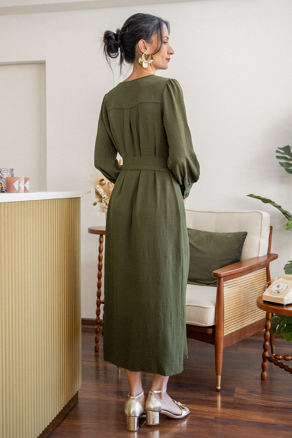 Miniature : Robe OLIVE Longue