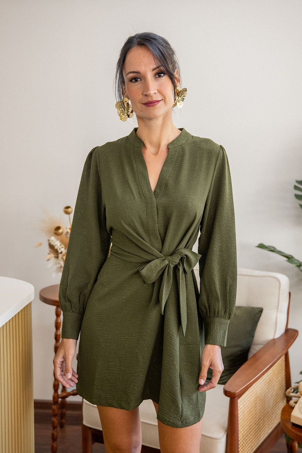 Miniature : Robe OLIVE Courte