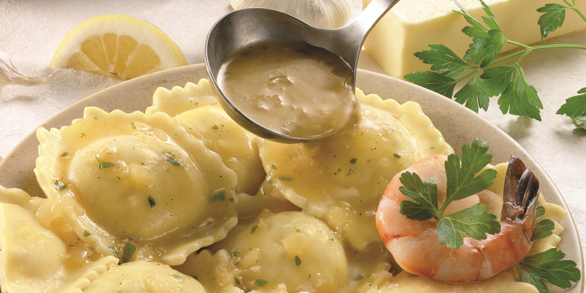 Ravioli w.Shrimp