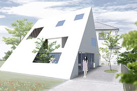 山と屋根裏部屋の家　トートラボ