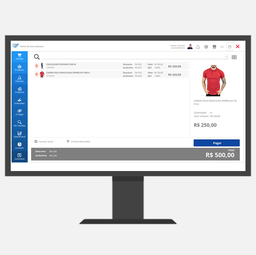 Miniatura: Vendas, Contratos e Locações 8.0 Plus+ Multi-user