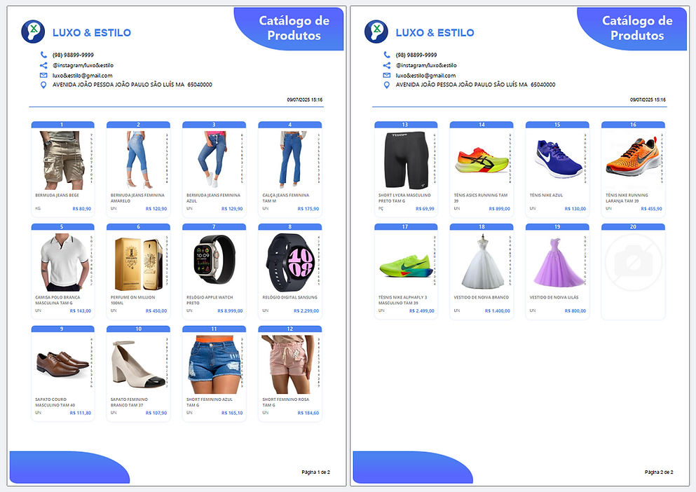 Catalogo de Produtos