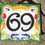 Thumbnail: Green small address number plaque