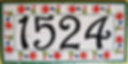 Thumbnail: Ceramic house number