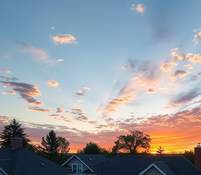 sunrise over suburban house.jpg