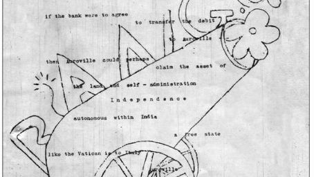 CORRUPT AUROVILIANS SAY "LIKE HOW VATICAN IS TO ITALY - AUROVILLE WILL BE TO INDIA"