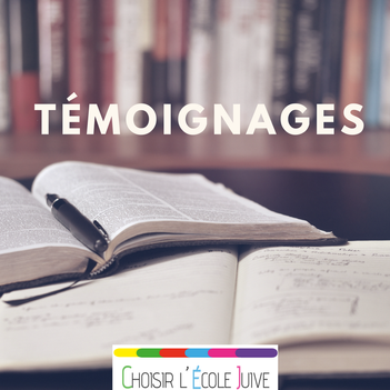 Témoignage "je teste l'école juive"