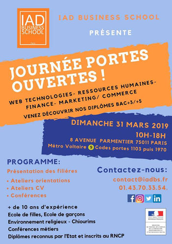 Ecole IAD│Paris 11ème (75)