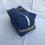 Miniature : Trousse de toilette marine et lin enduit