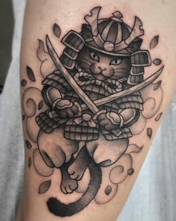 Samurai kitty