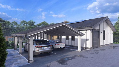 Гараж с топла вртзка, Lemuel Almond Houses