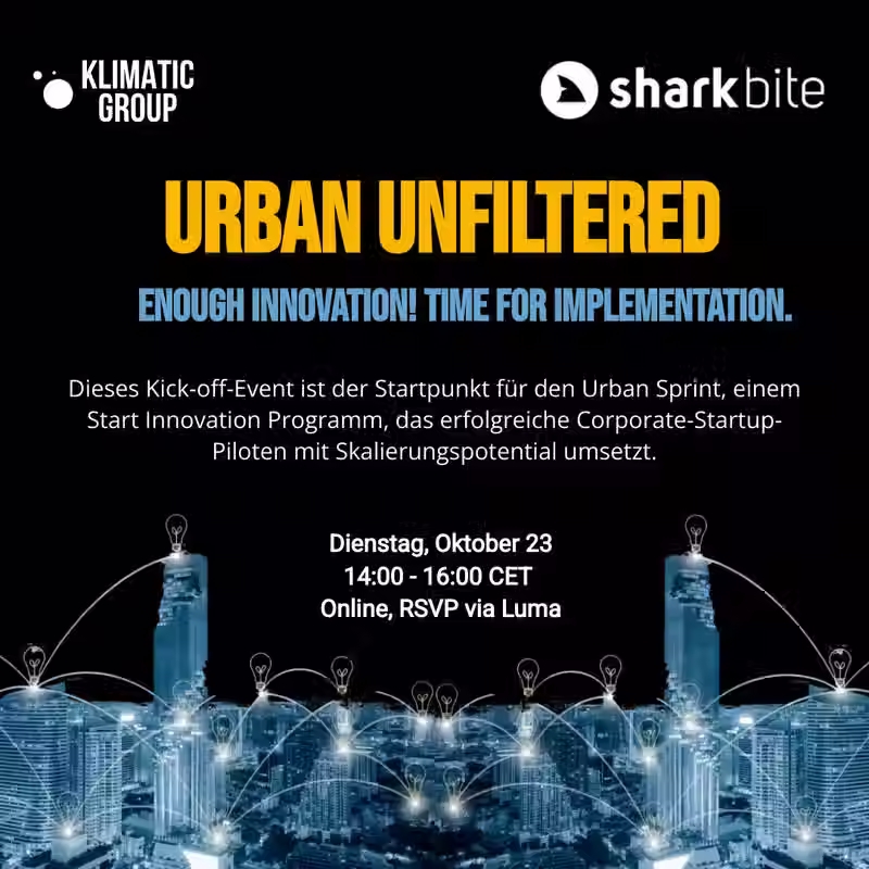  Urban Unfiltered - Enough innovation, time for implementation