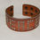 Thumbnail: Leather Cuff w/ Swarovski Crystal 'Peace' Detail