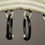 Thumbnail: Hinged Snap Back Huggie Earrings /Pair/Steel & Ice