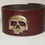 Thumbnail: Leather Cuff w/ 925 Silver Monkey Skull Detail