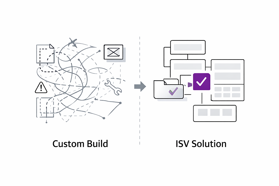 The Smarter Way to Scale: ISV Solutions Over Custom ERP Builds