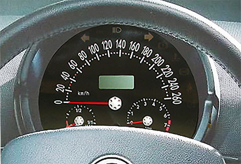Speedometer 260 km/h, Millennium, Beetle
