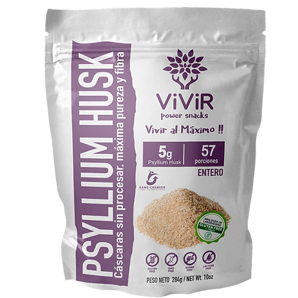 Cáscara de psyllium 284g, hornear, batidos y bebidas, dieta Ke