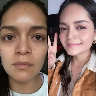 transformacion maquillaje coreano