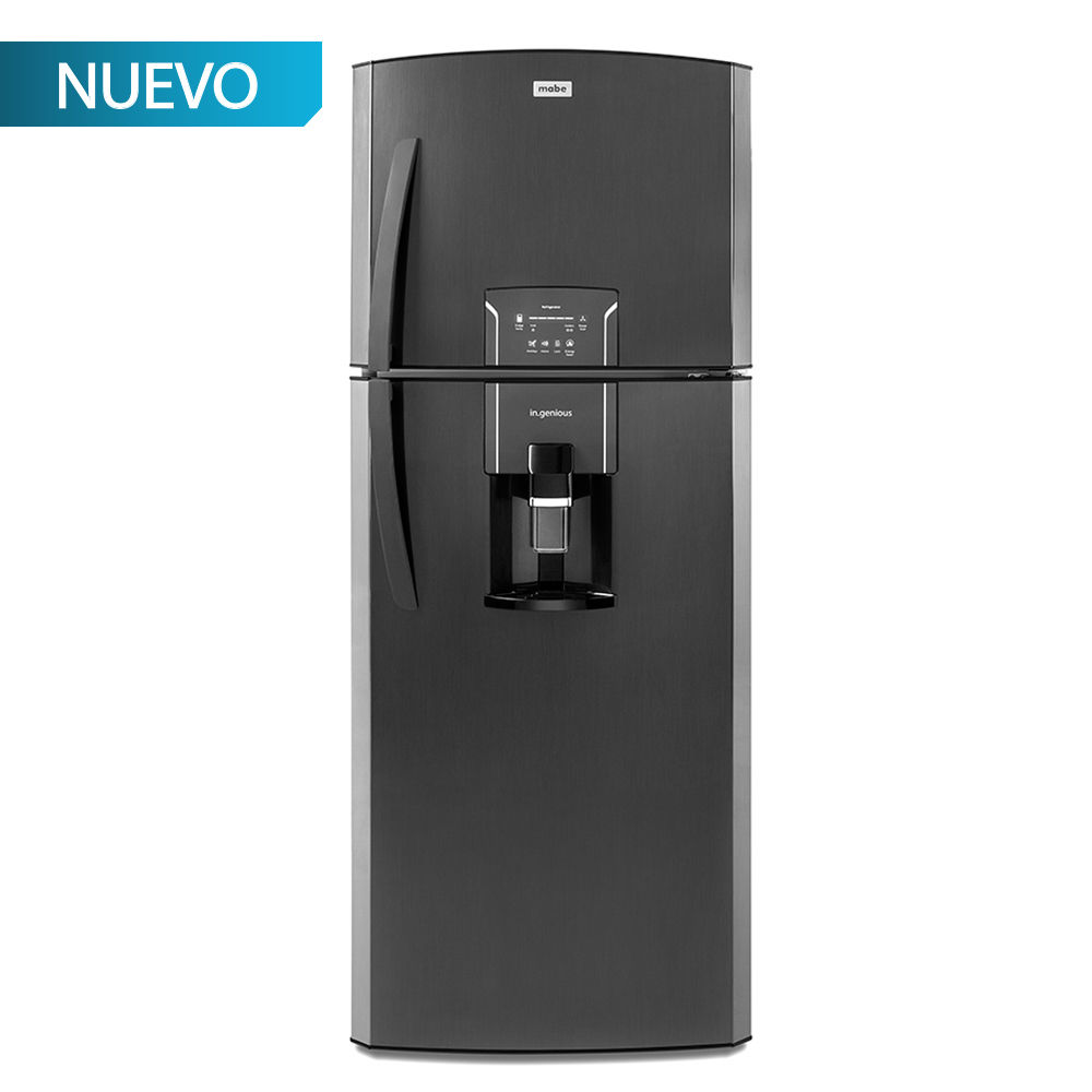 Refrigeradora No frost de 400 L Black Stainless Steel mabe - RMP400FZPC
