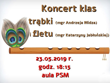 Koncert klas trąbki i fletu