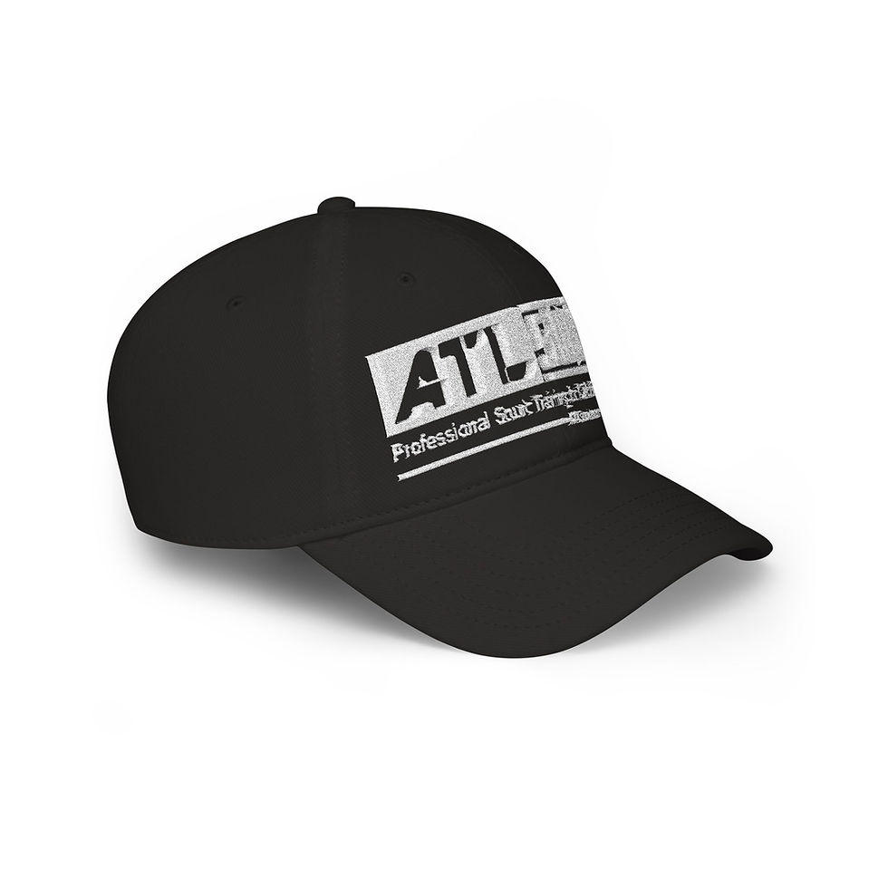 Thumbnail: ATL Stunts Red Low Profile Baseball Cap — Professional Stunt Training Hat