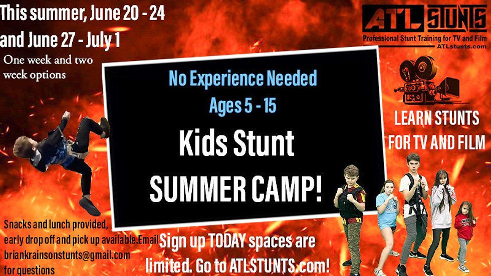 KIDS STUNT SUMMER CAMP