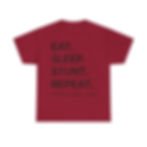 Thumbnail: Unisex Stunt T-Shirt — "EAT. SLEEP. STUNT. REPEAT." ATL Stunts Crew Tee