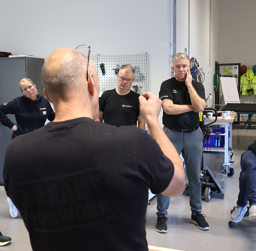 Pilotkurs for sikker rekkverksmontering