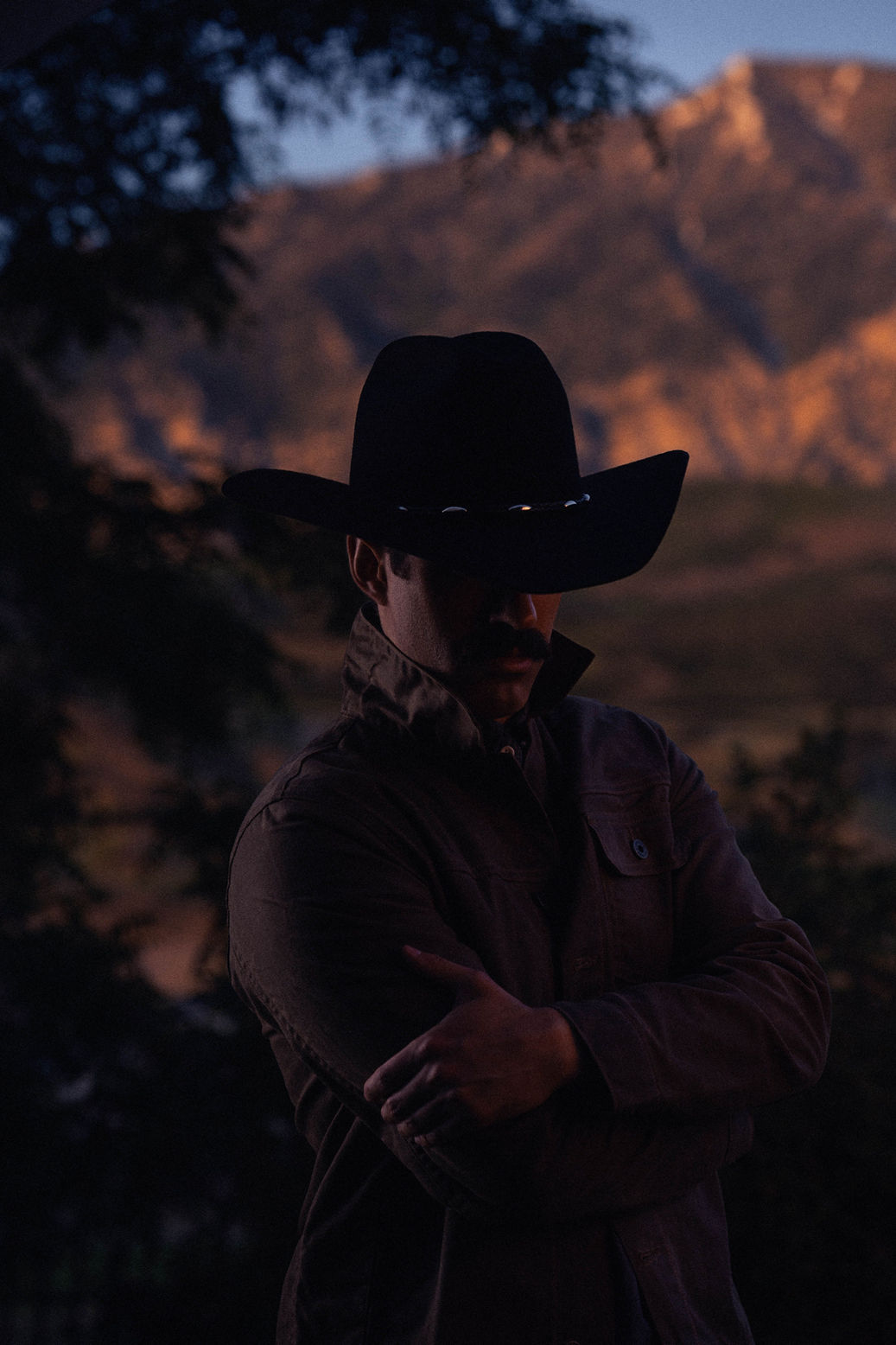 Creative Cowboy Shot for Actor Wes Tolman