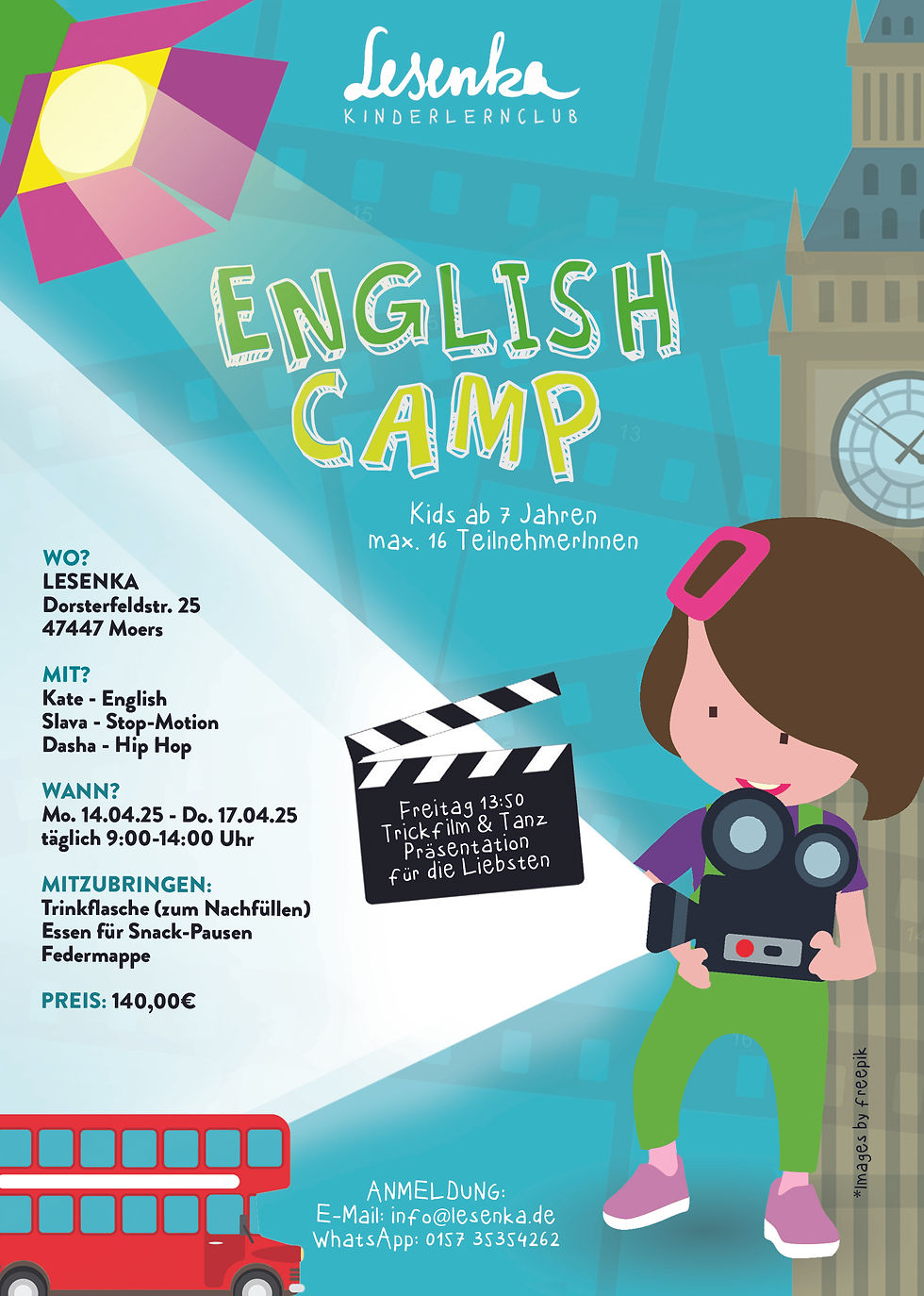 Englisch-Camp Herbstferien 2024