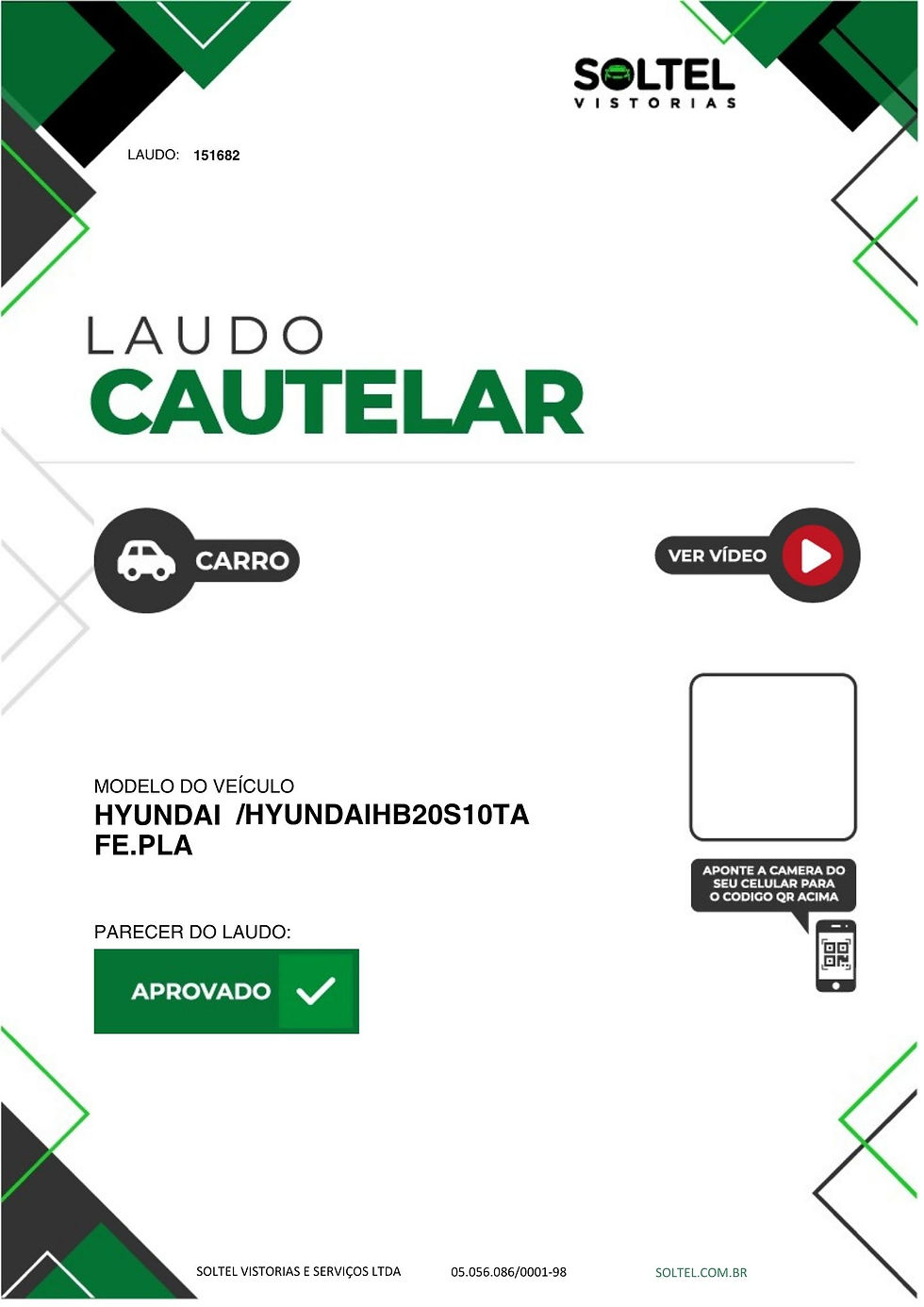 Miniatura: Vistoria Cautelar HB20S Platinum Safety