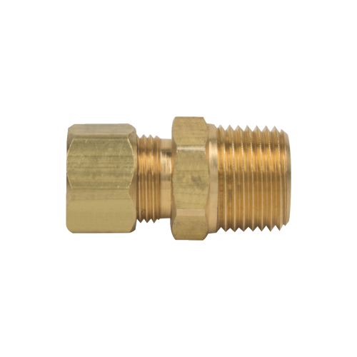Anderson Metals LF 3/8" x 3/8" Comp x MPT Cplg — 68-6