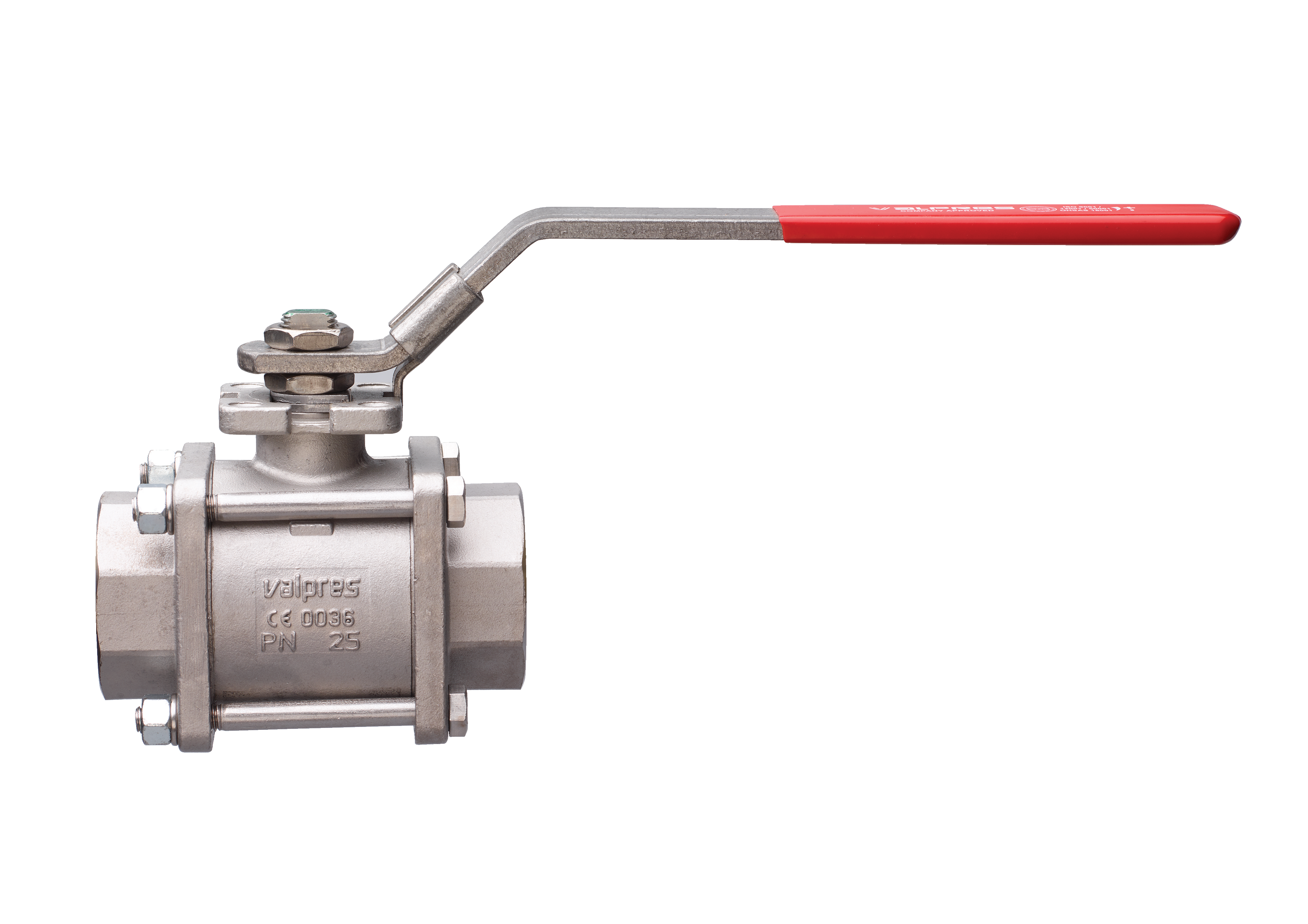 Bonomi Valpres 710190 Stainless Steel 1-1/2-Inch 3-Piece Steam Ball Valve