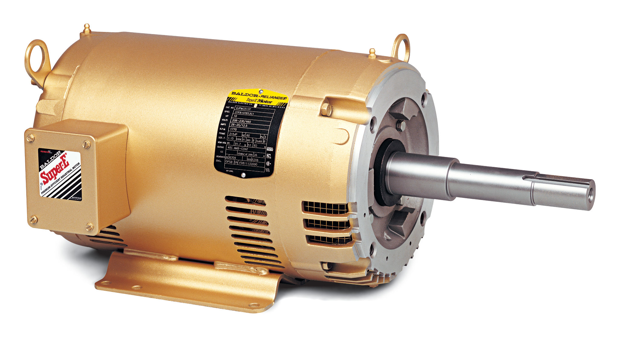 Baldor EJPM3313T - 10 HP 230/460V 1770 RPM 215JP Motor OPSB