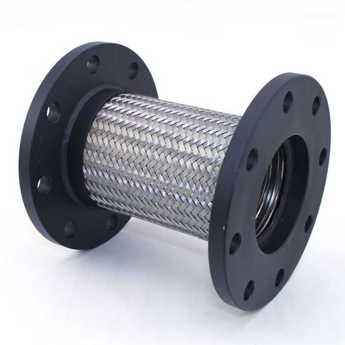 Southeastern Hose SECF-800 — 8 in. Stainless Braided Pump Connector, Flanged