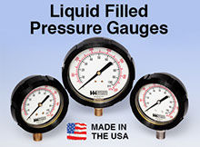Weiss LF25 SS Utility Gauge 2-1/2" 0-100 psi - LF252-100-4L