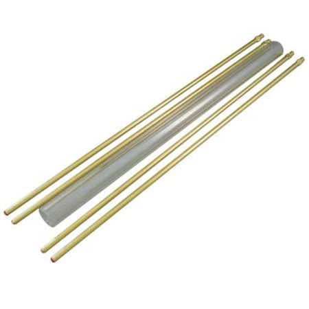 High-Pressure Gauge Glass 5/8" x 16" Cut Clear - CGLS-10160