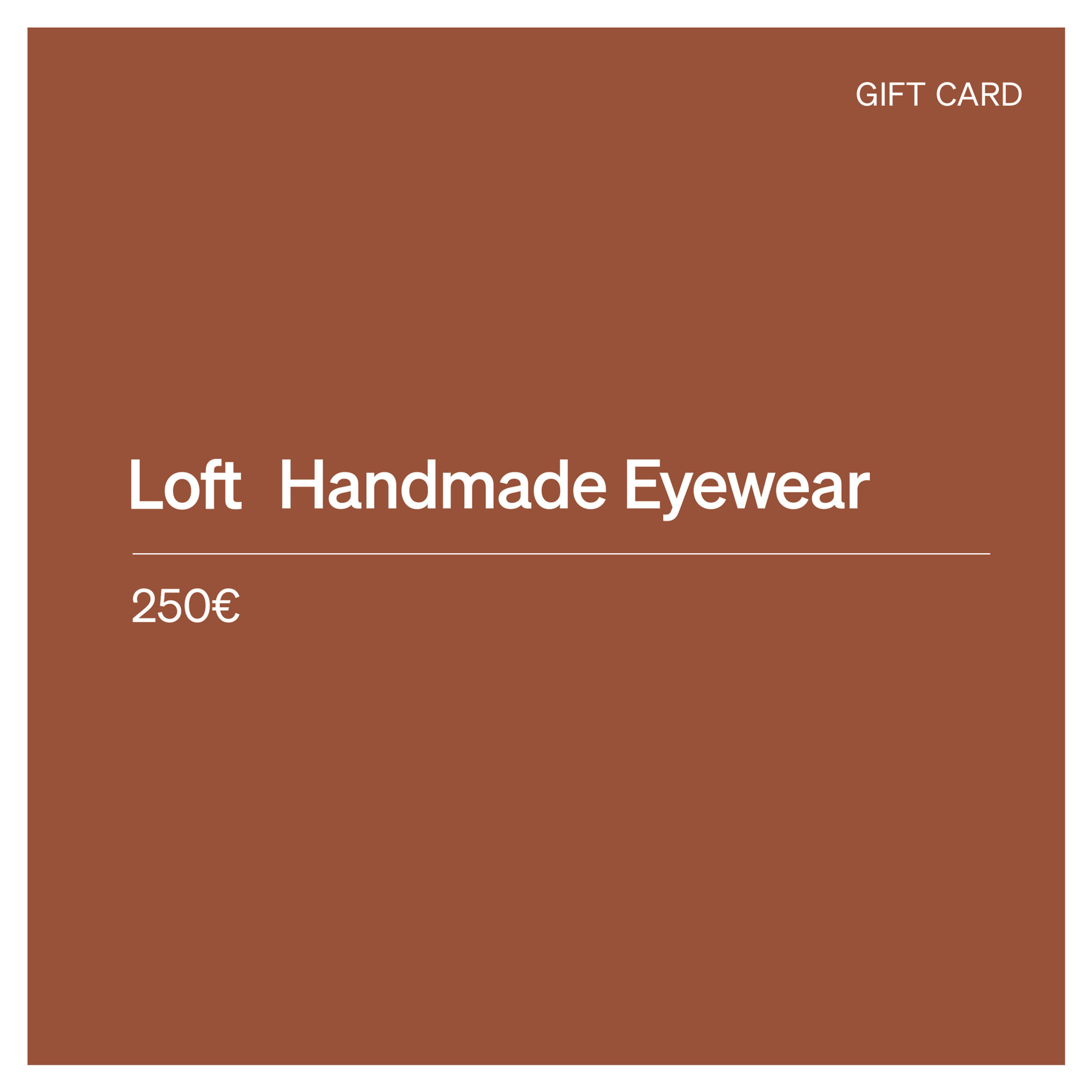 Gift voucher 250 euros