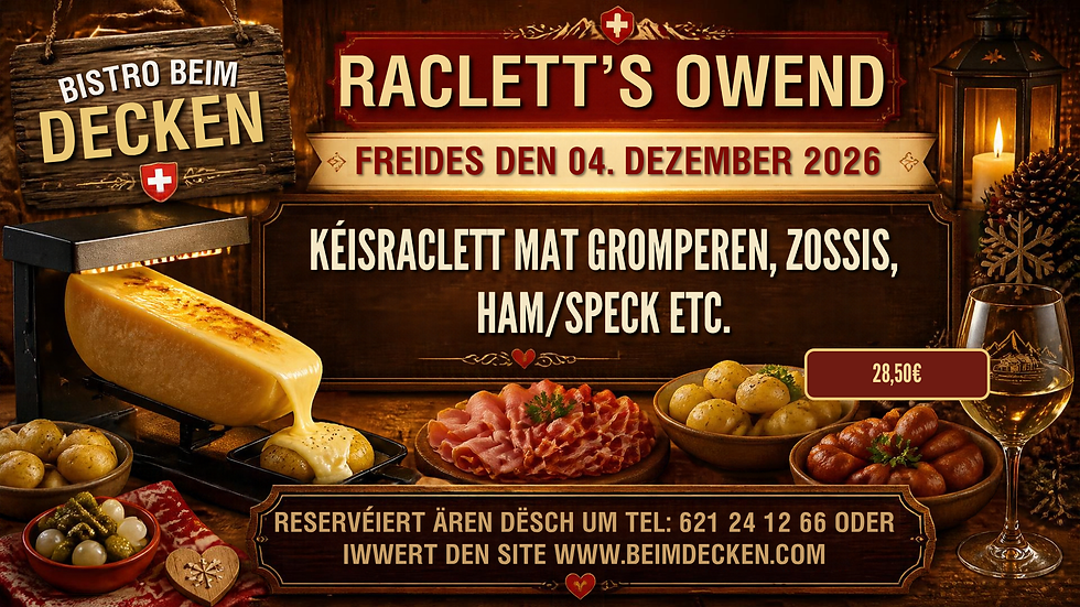 Raclett’s Owend