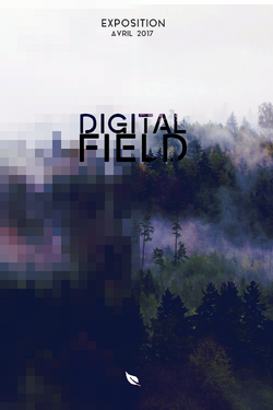 affiche exposition Digital Field