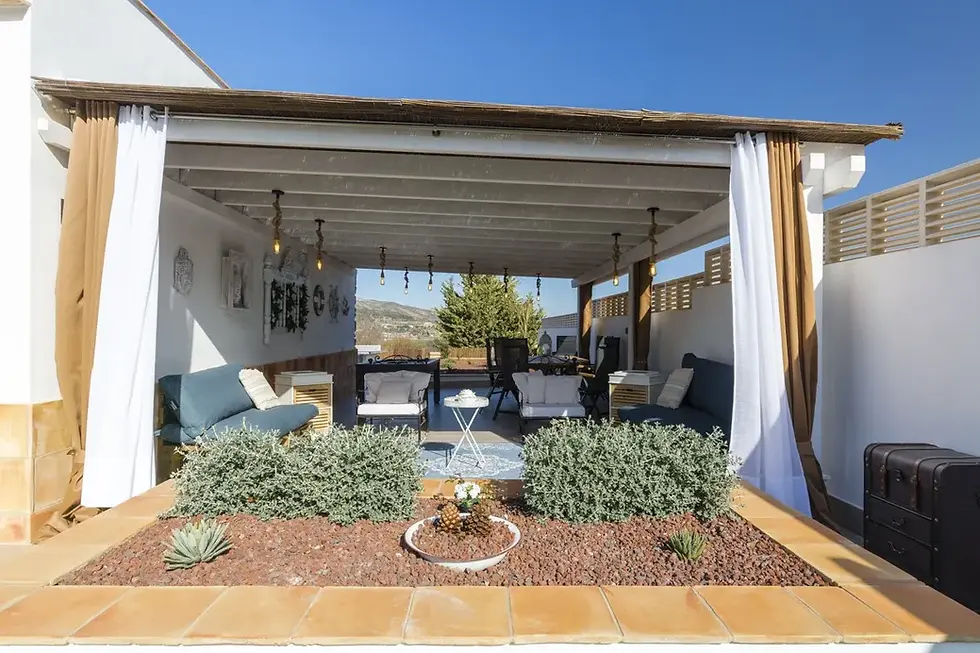Outdoor seating area