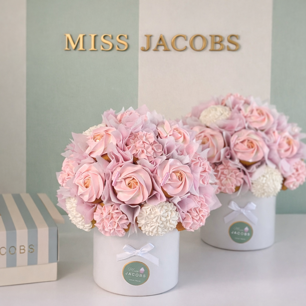 זר קאפקייקס ורוד