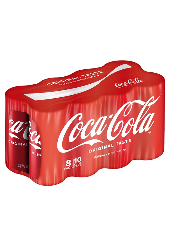 Coca Cola Can 8pk 10 oz | Blackbeard's
