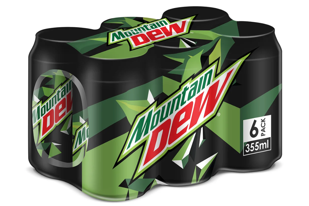 Mountain Dew Can 355ml 6 Pack